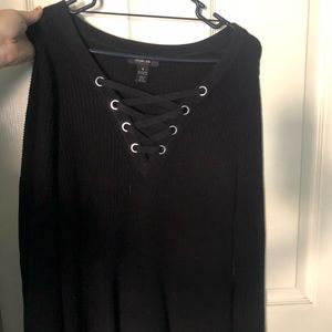 Style & Co. Tie-up Sweater